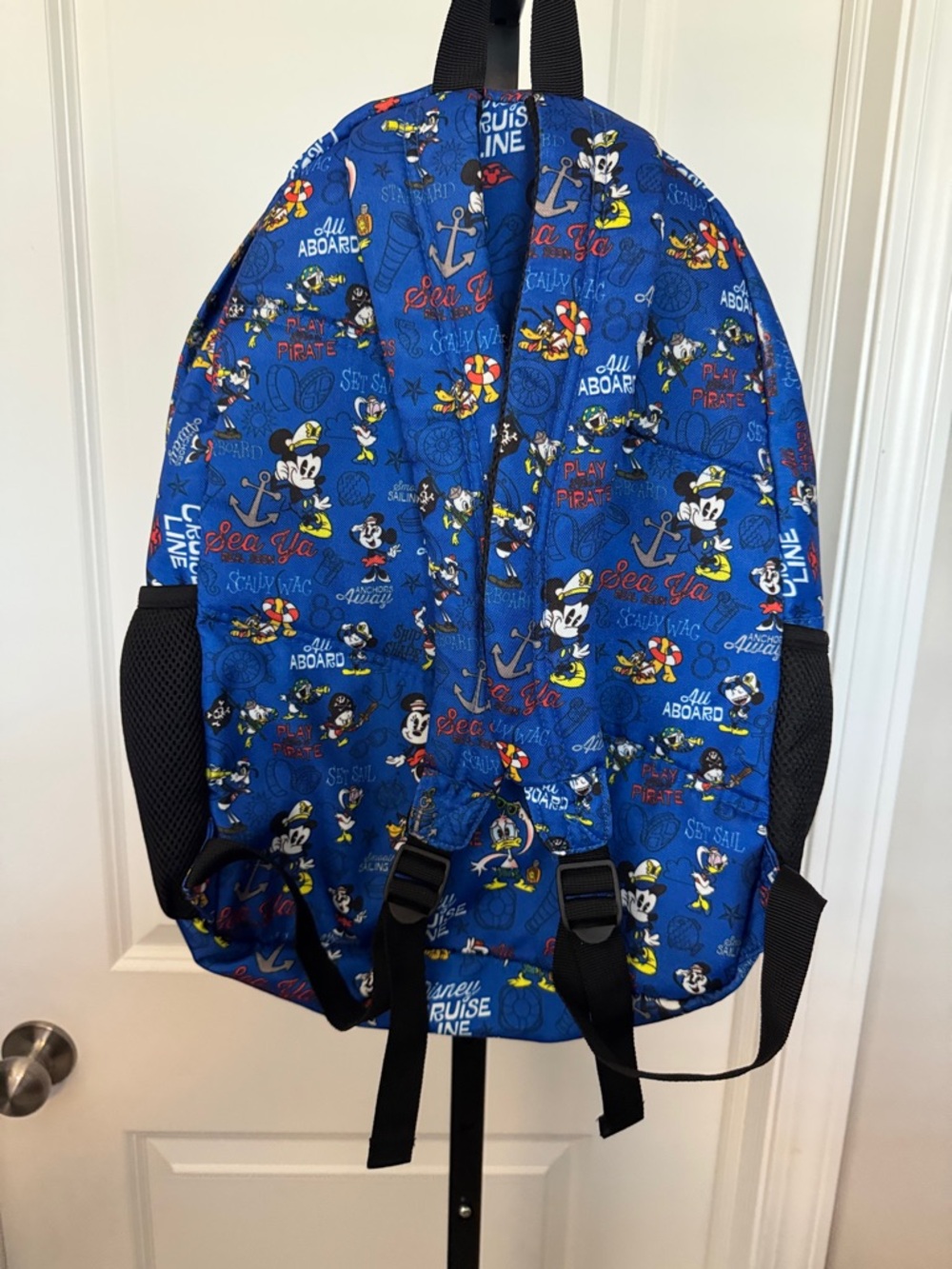 Disney Blue Mickey & Friends Cruise Print Backpack - Picture 4 of 4